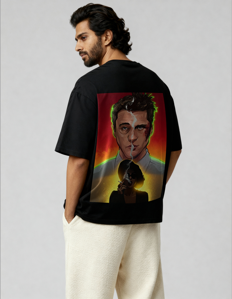 Fight club graphic - Oversized T-Shirt – The Grey Weave