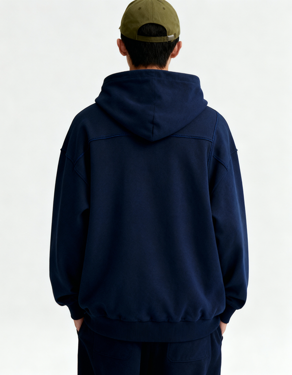 Blue - men's Hoodie