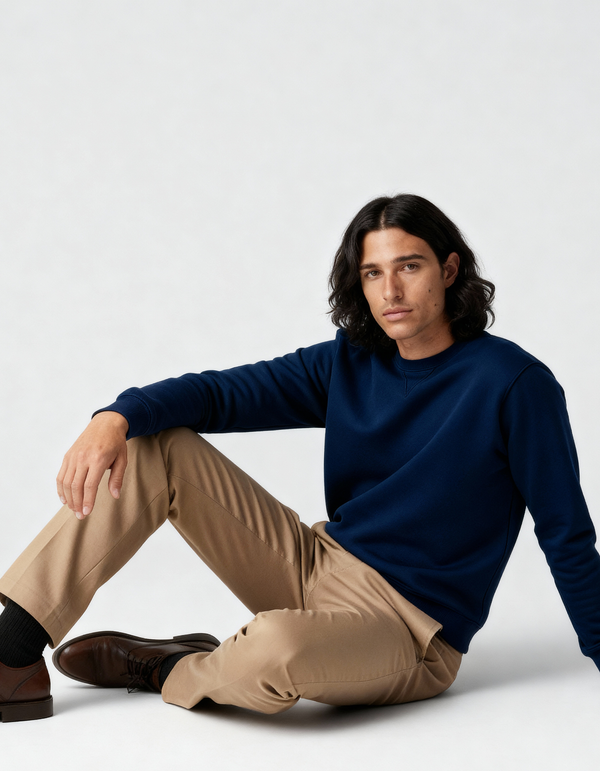 Blue - Men's Sweatshirt