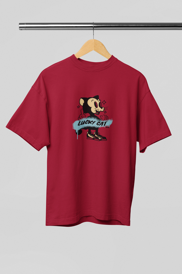 Lucky Cat - OS T-Shirt