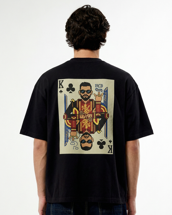RCB King Card Edition Oversized Tee
