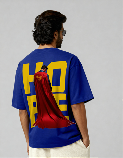 Superman - Oversized T-Shirt - Blue / 2XL