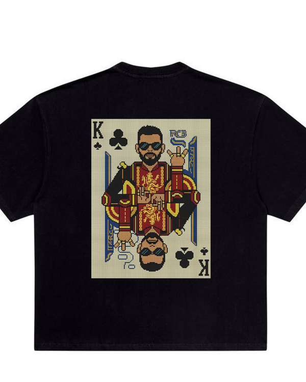 RCB King Card Edition Oversized Tee