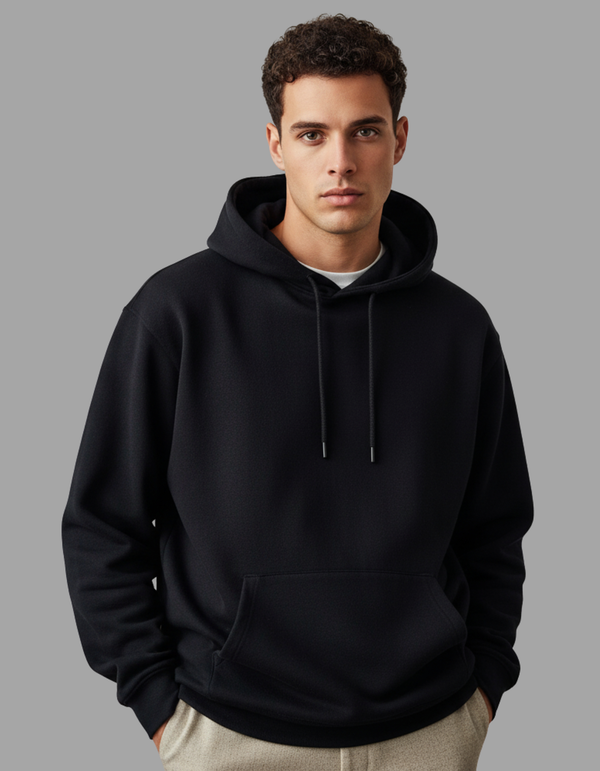 Black - men's Hoodie