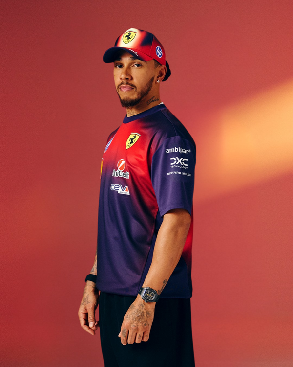 Scuderia Ferrari F1 2026 Men's Special Edition China GP Team Tshirt - Italian Plum