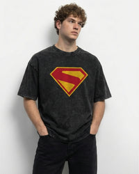 Superman Hope Acid Washed T-Shirt