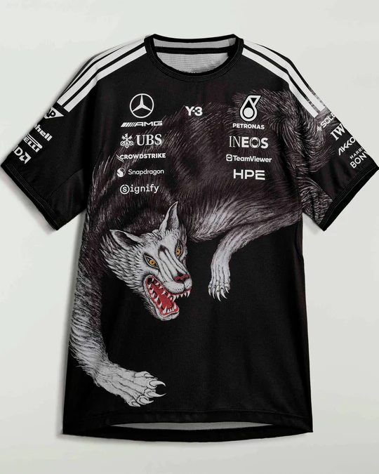 Y-3 x Mercedes-AMG F1 Team Driver Oversized Tee Black