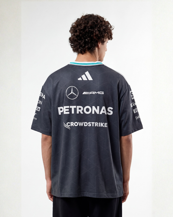 Mercedes AMG f1 Men's 2026 Authentic Driver Tee Black