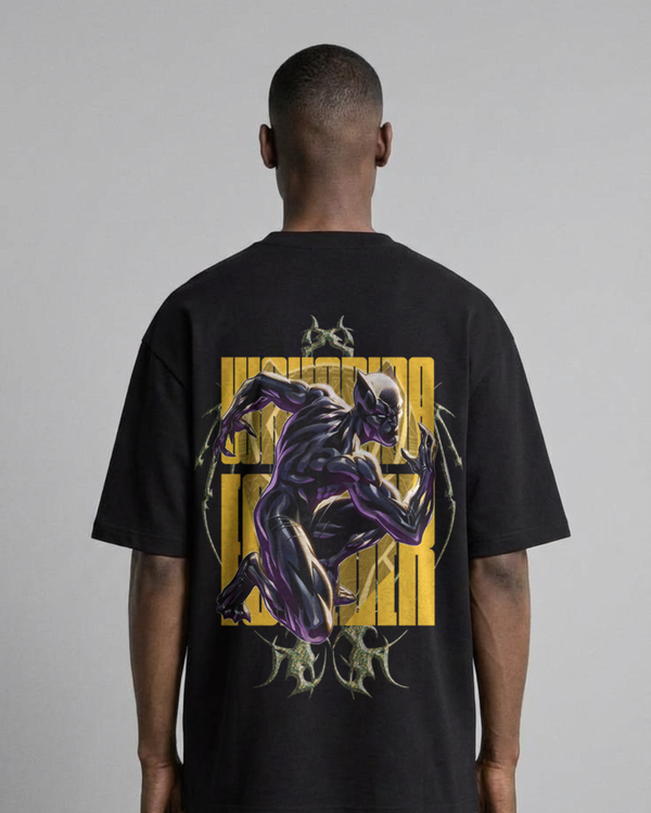 Wakanda Forever Graphic Men's Oversized T-Shirt