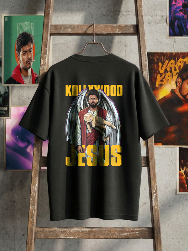 Kollywood Jesus Premium Oversized T-Shirt