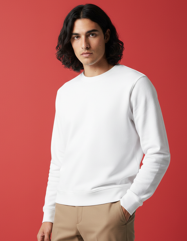White-Men's Sweatshirt