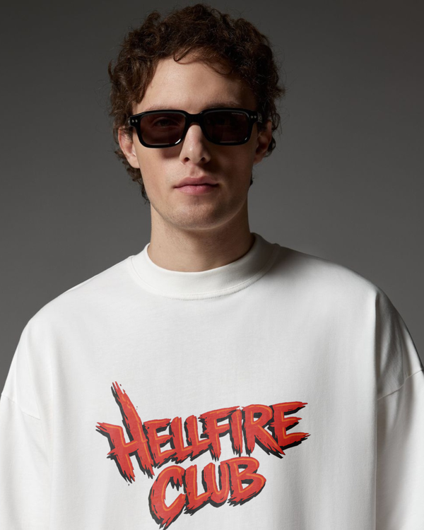 Stranger Things Hawkins Hellfire Edition Oversized Tee