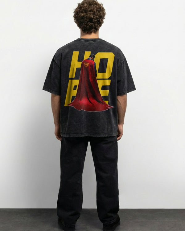 Superman Hope Acid Washed T-Shirt