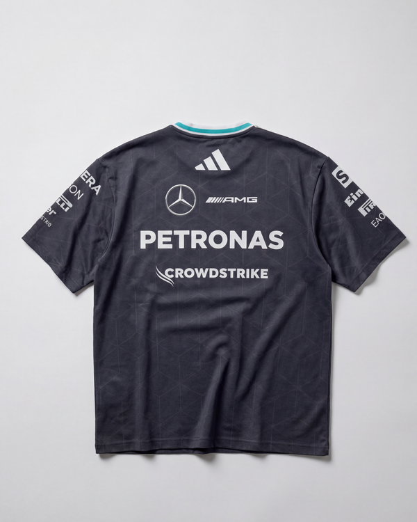 Mercedes AMG f1 Men's 2026 Authentic Driver Tee Black