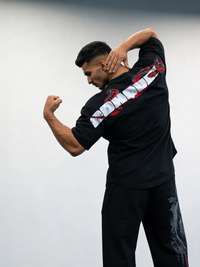 Ruthless Conquer Gym Fit Graphic Oversized Tee