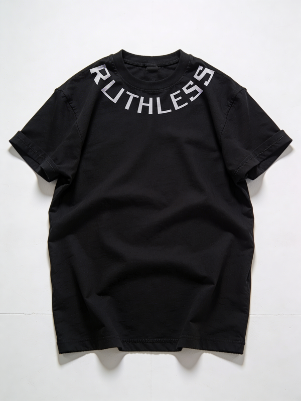 Ruthless Conquer Gym Fit Graphic Oversized Tee