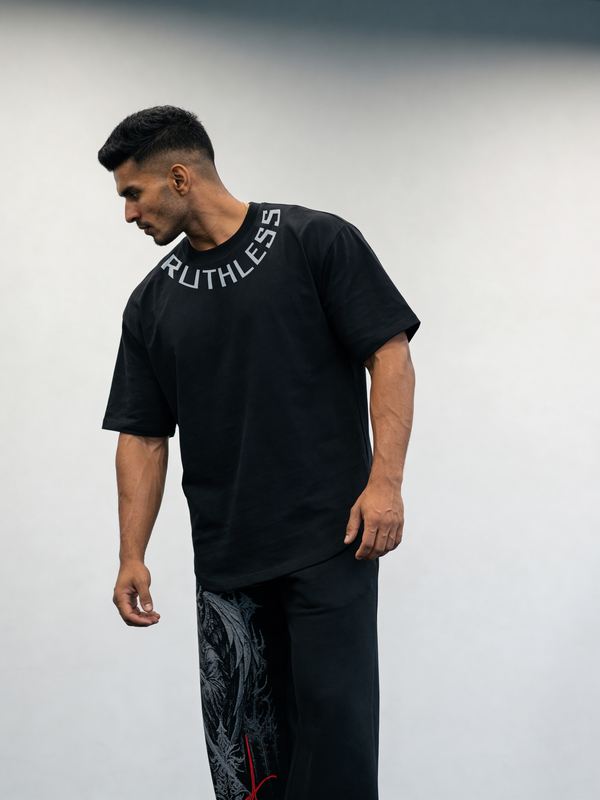 Ruthless Conquer Gym Fit Graphic Oversized Tee