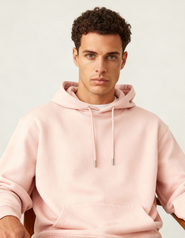 Pink - men's Hoodie