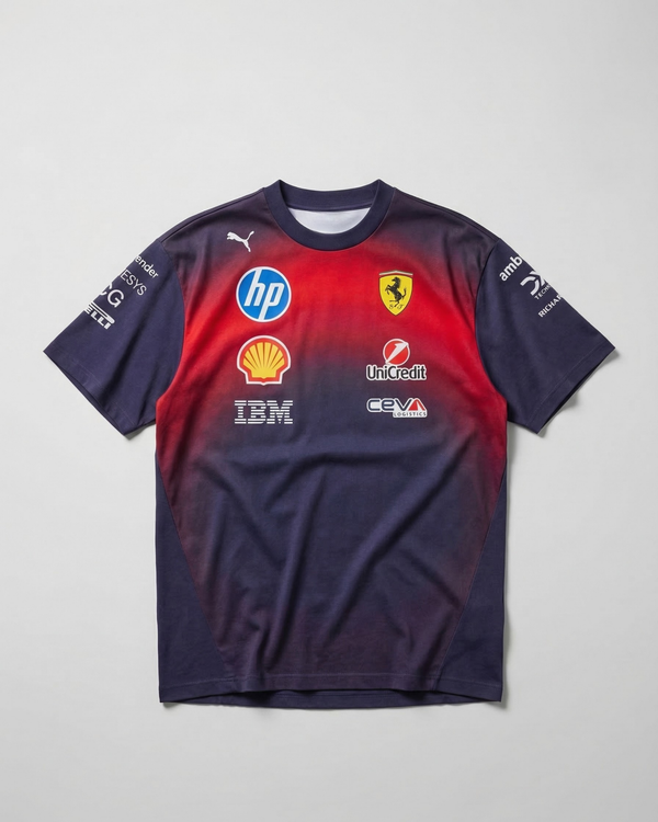 Scuderia Ferrari F1 2026 Men's Special Edition China GP Team Tshirt - Italian Plum