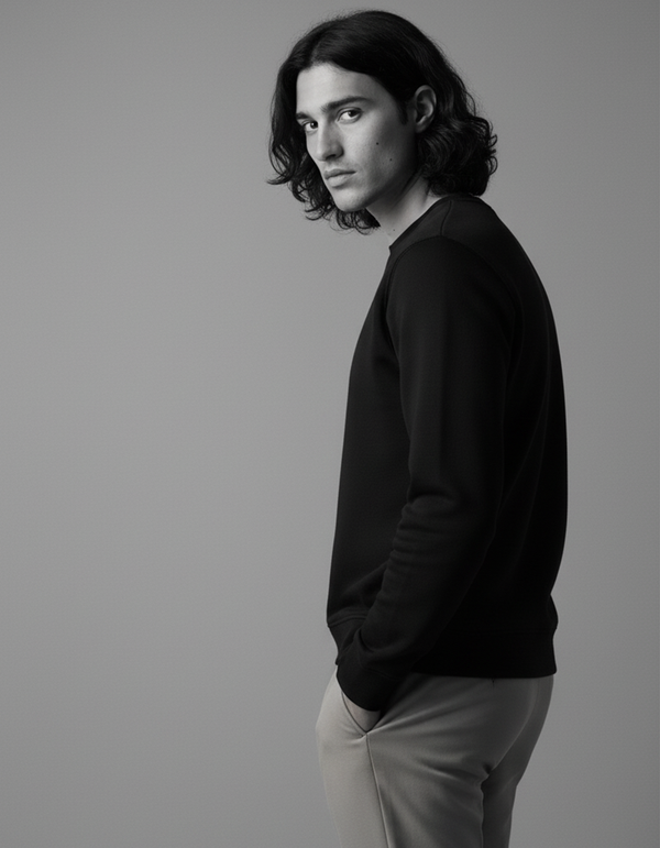 Black - Men's Sweatshirt