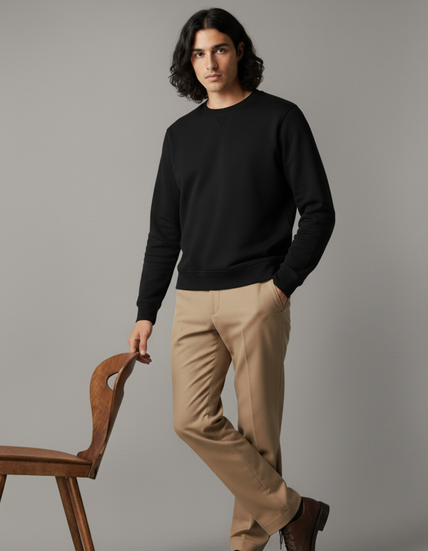 Black - Men's Sweatshirt