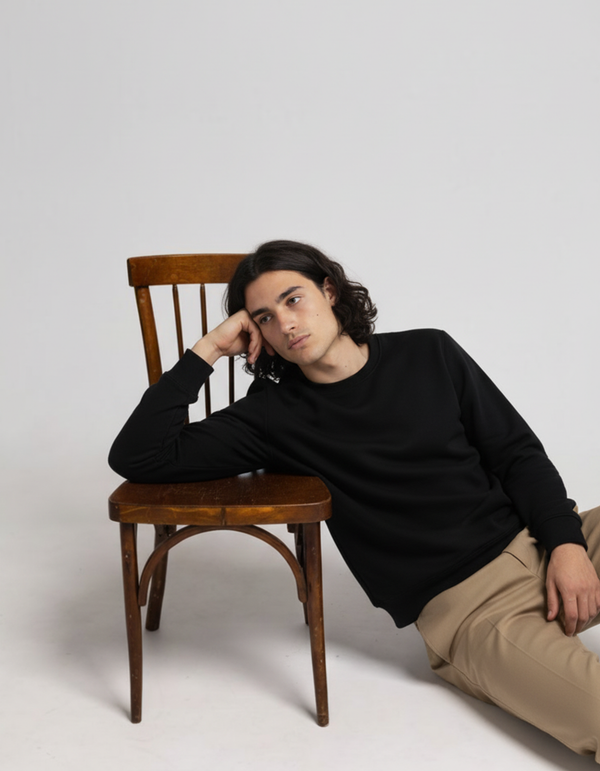 Black - Men's Sweatshirt