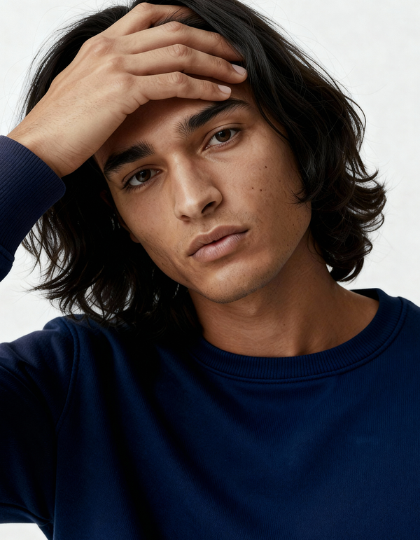 Blue - Men's Sweatshirt