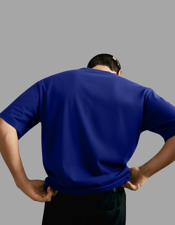 Blue Solid-OverSized