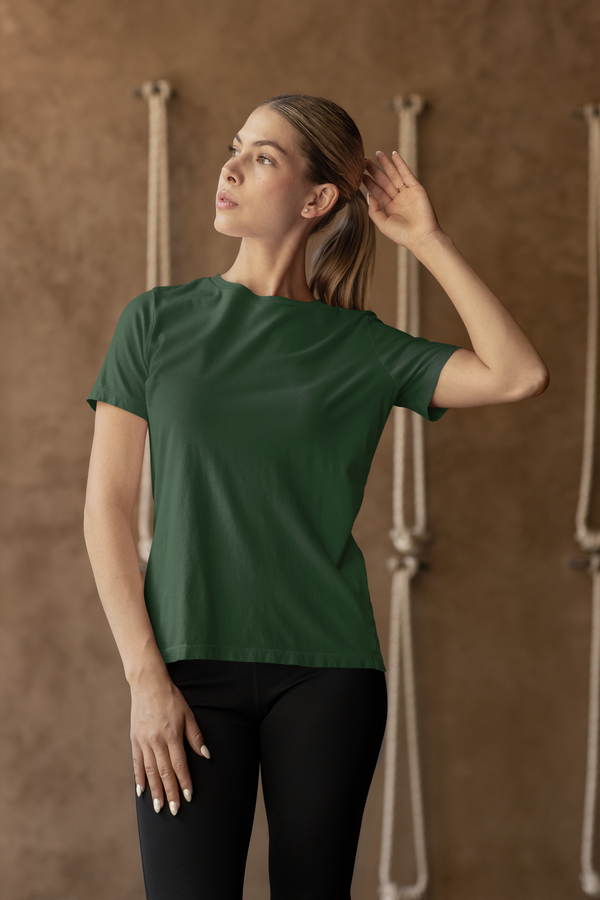 Green Solid - Regular T-Shirt