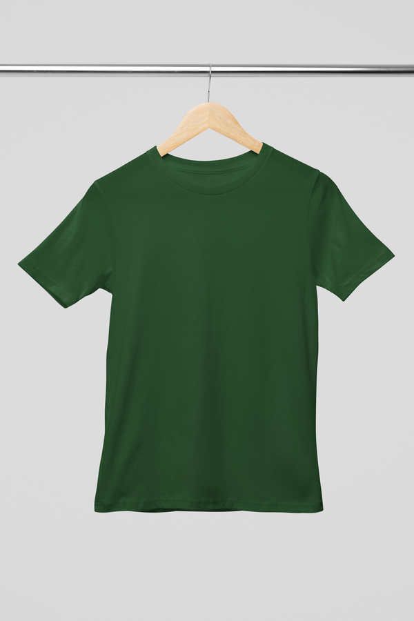Green Solid - Regular T-Shirt