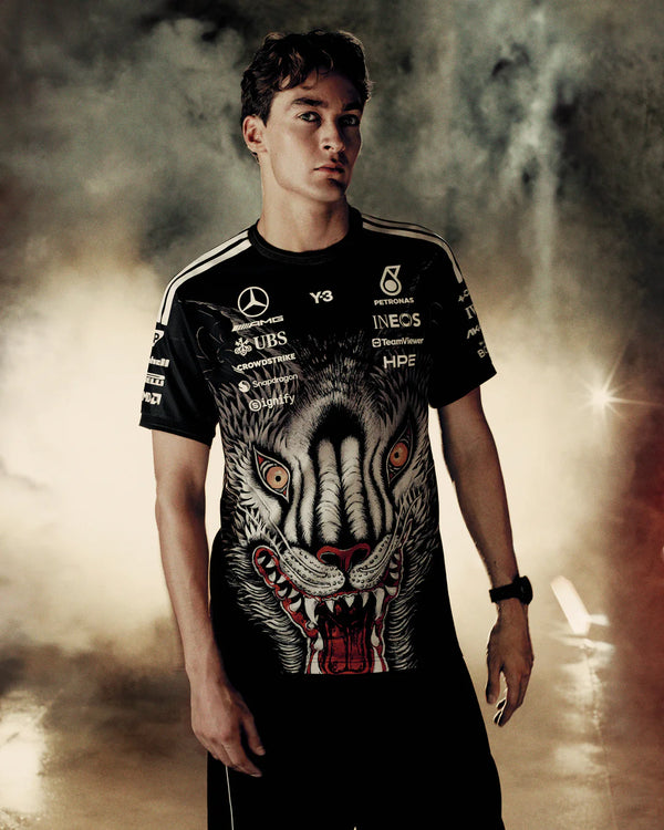 Y-3 x Mercedes-AMG F1 Team Driver Oversized Tee Black Wolf Edition