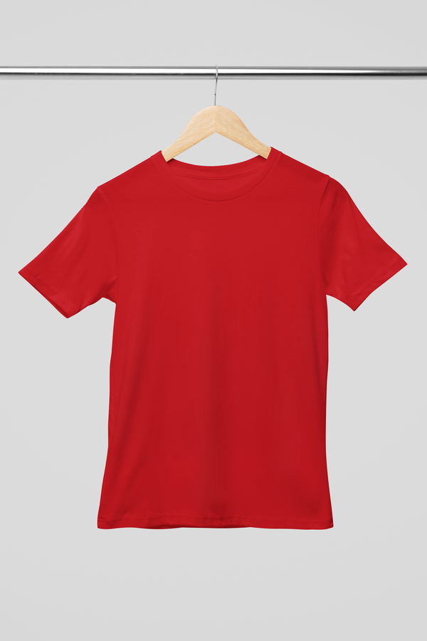 Red Solid - Regular T-Shirt