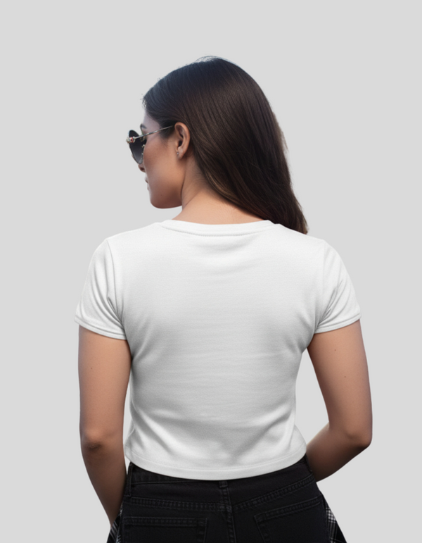 Glow Hard Or Go - Crop Top