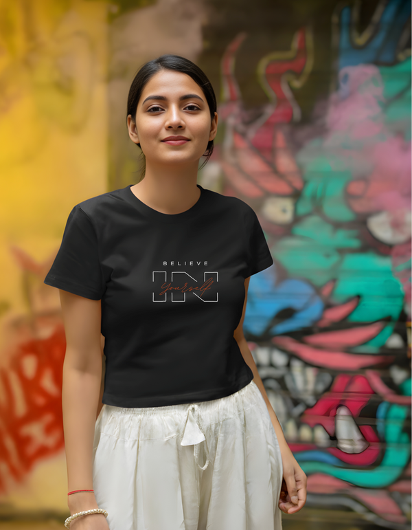 Believe In Yourself  - Crop Top