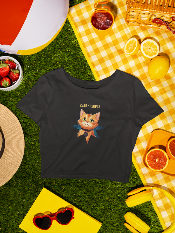 Cat > People - Crop Top