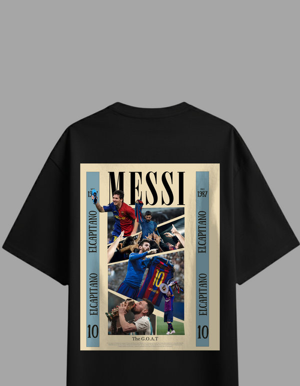 El Capitano Messi-Oversized T-Shirt