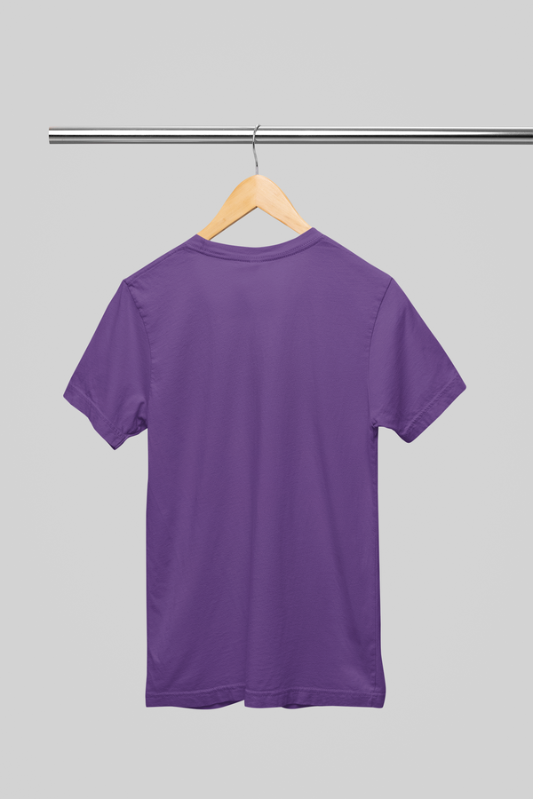 Violet purple  Solid - Regular T-Shirt