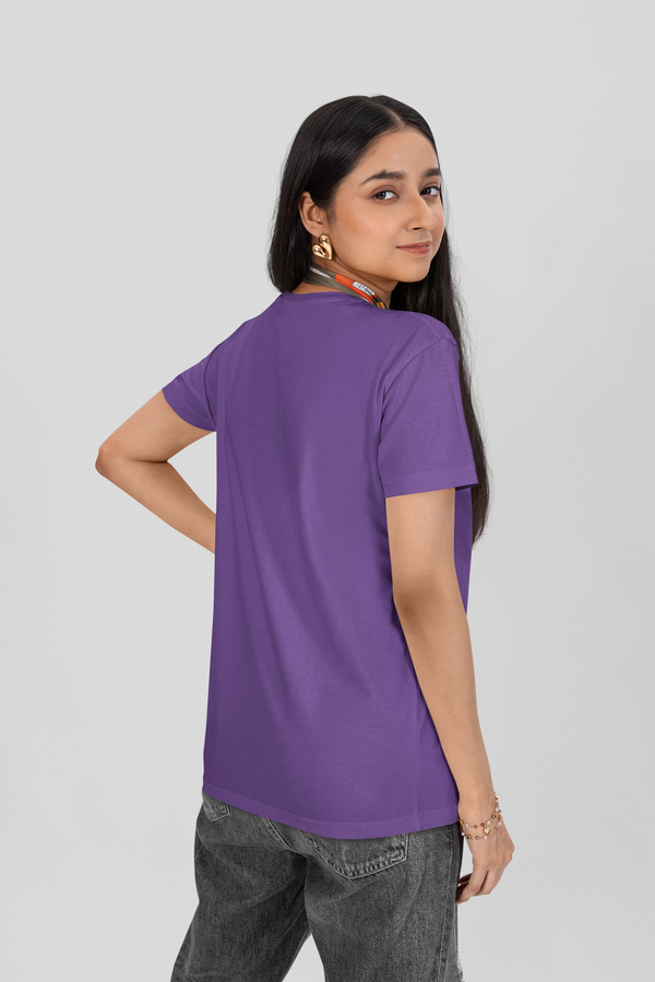 Violet purple  Solid - Regular T-Shirt