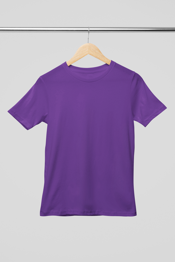 Violet purple  Solid - Regular T-Shirt