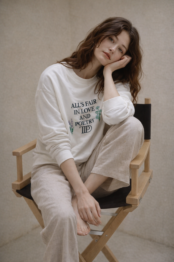 Taylor Swift - All’s fair in love and poetry... Womens's Sweat Shirt