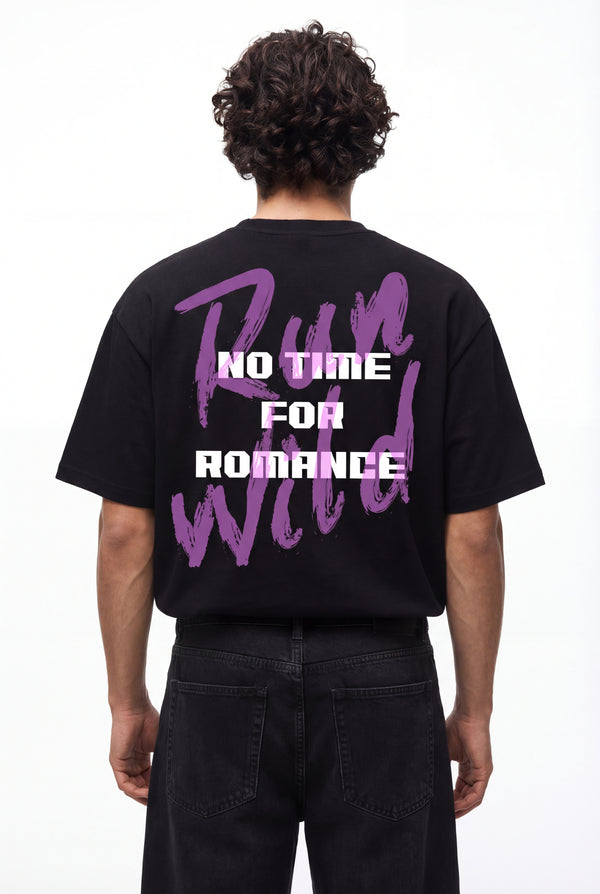 Hustle – Run Wild Oversized Graphic T-Shirt