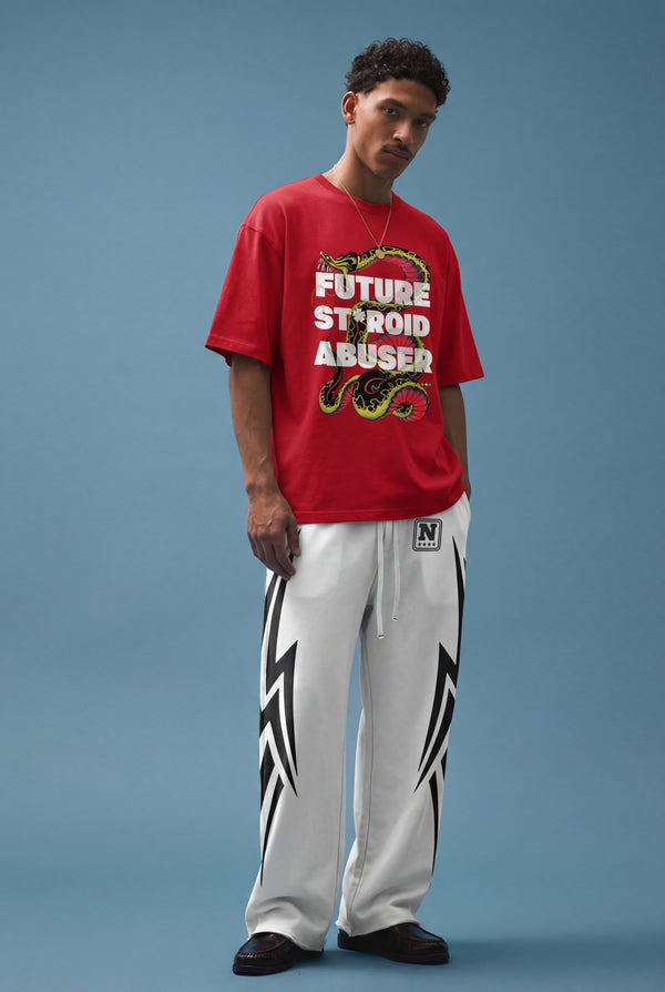 Future Steroid Abuser Oversized Graphic T-Shirt