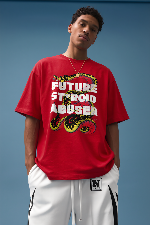 Future Steroid Abuser Oversized Graphic T-Shirt