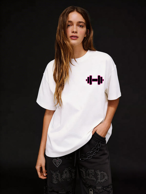 Muscle Mommy Oversized Graphic T-Shirt