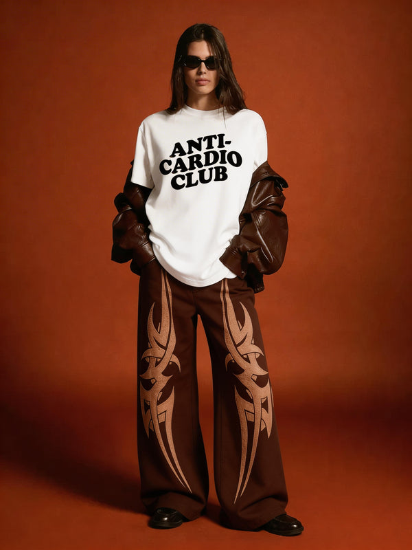 Anti-Cardio Club Gym Oversized T-Shirt