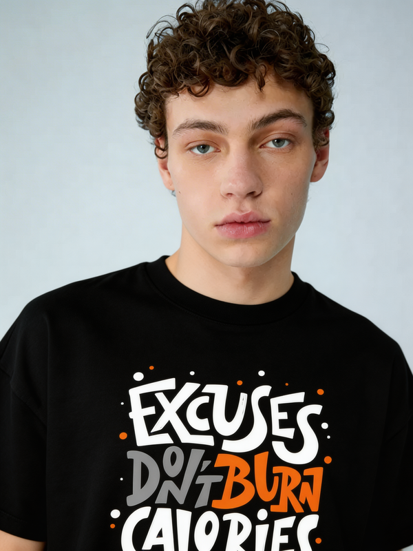 No Excuses: Burn Mode Edition Oversized Tee