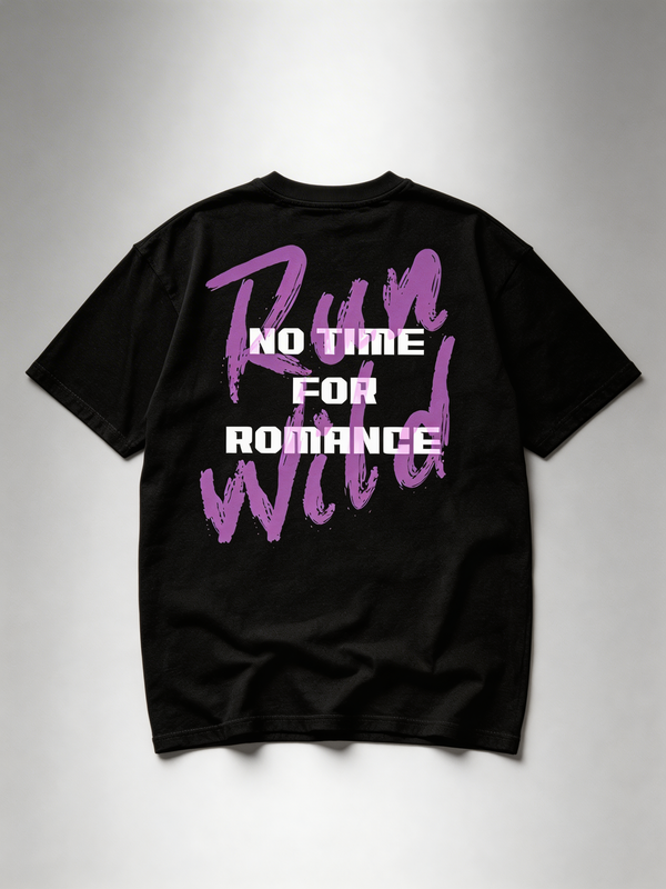 Hustle – Run Wild Oversized Graphic T-Shirt