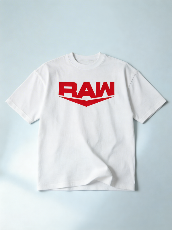 Raw Mode Oversized Graphic T-Shirt