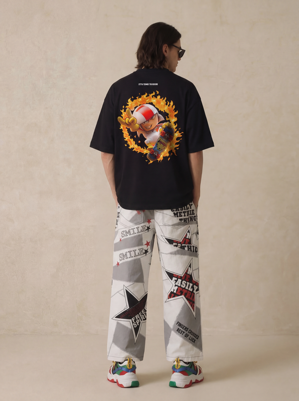 Kick Buttowski It's time to Kick Oversized Tee