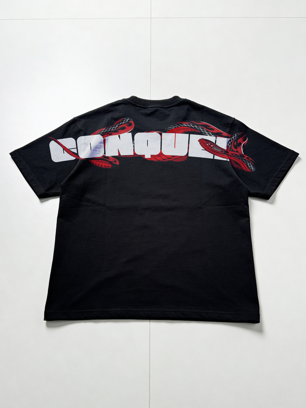 Ruthless Conquer Gym Fit Graphic Oversized Tee